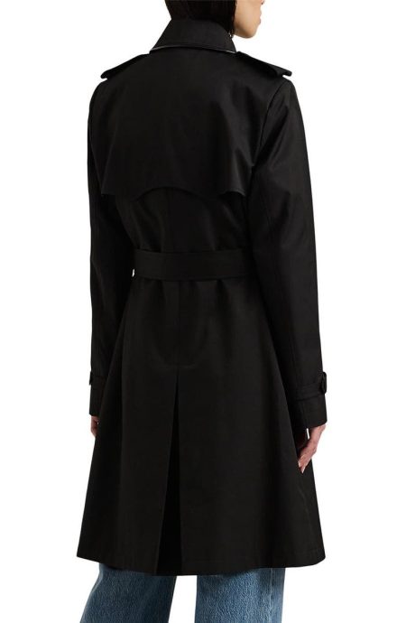 Lauren Ralph Lauren Belted Water Resistant Double Breasted Trench Coat.