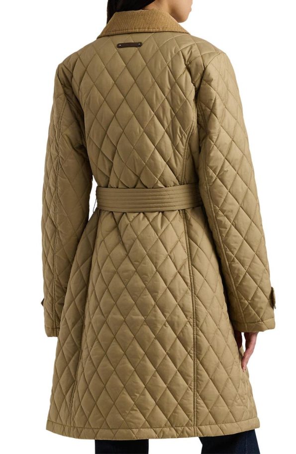 Lauren Ralph Lauren Quilted Trench Coat.