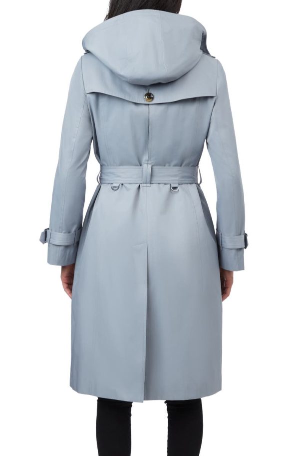 London Fog Water Resistant Belted Trench Coat With Removable Liner.