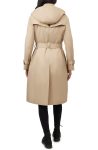London Fog Water Resistant Belted Trench Stone Coat With Removable Liner