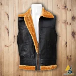 Men's Aviator Raf B3 Real Shearling Bomber Flying Vest