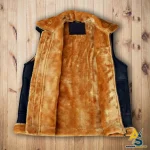 Men’s Aviator Raf B3 Real Shearling Bomber Flying Vest