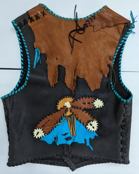 Men's Handmade Leather Vest.
