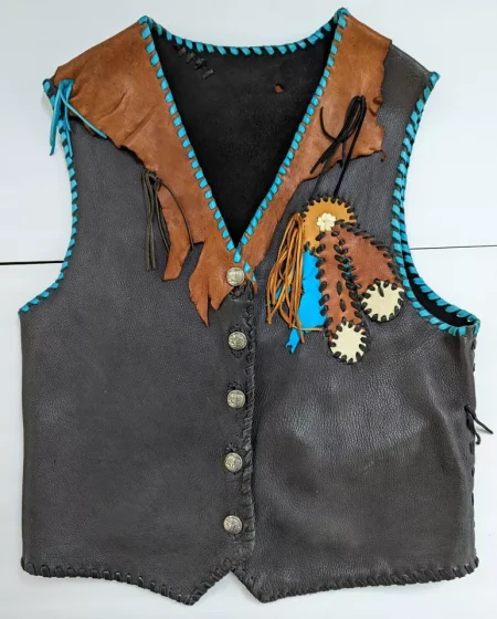 Men's Handmade Leather Vest