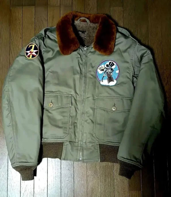 Real Mccoy's Kelly's Kobras B-10 Khaki Flight Jacket