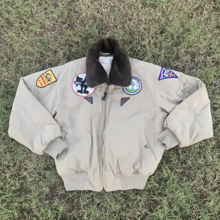 Rothco Vintage B-15 White Bomber Jacket