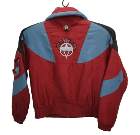 Spyder Entrant G-2 Ski Snow Red Silver Full Zip Colorful Vintage Jacket.