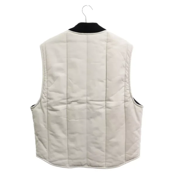 Supreme 23aw X Dickies White Leather Work Vest.