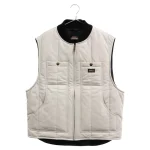 Supreme 23aw X Dickies White Leather Work Vest