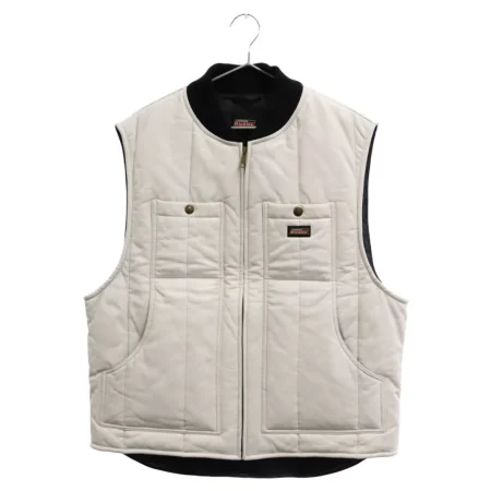 Supreme 23aw X Dickies White Leather Work Vest