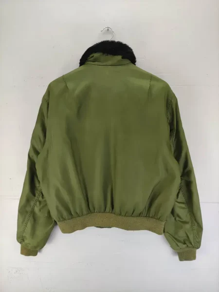 Vintage Type B -15 Green Flight Bomber Jacket.