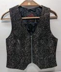 Women’s Easyriders Large Black Leather Motorcycle Vest