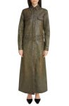 Acne Studios Dacna Coated Denim Coat