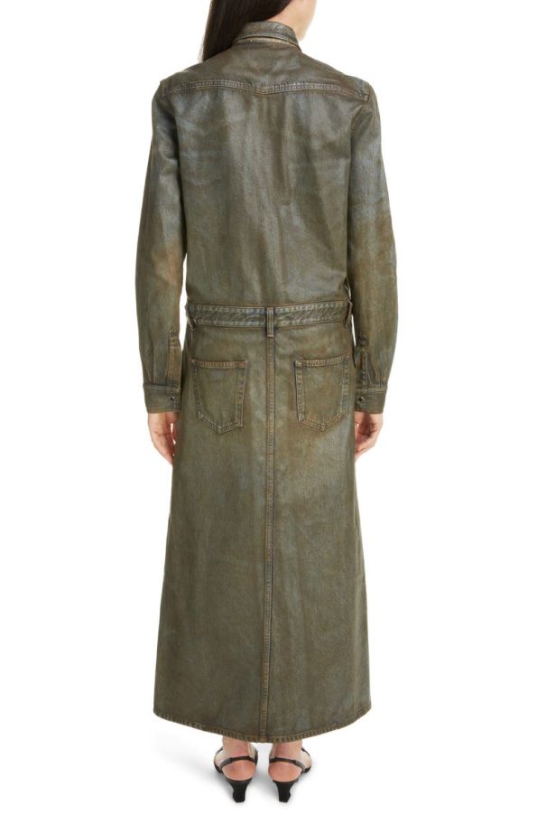 Acne Studios Dacna Coated Denim Coat.
