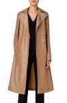 Akris Punto Beige Water Repellent Crushed Taffeta Coat
