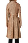 Akris Punto Beige Water Repellent Crushed Taffeta Coat