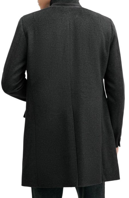 All Saints Charcoal Grey Hargrove Coat.