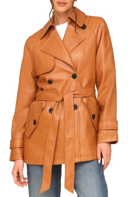 Avec Les Filles Butterscotch Relaxed Midlength Walking Coat