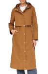 Avec Les Filles Coco Water Resistant Twill Hooded Longline Coat