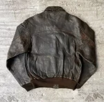 Avirex A-2 Black Leather Flight Jacket