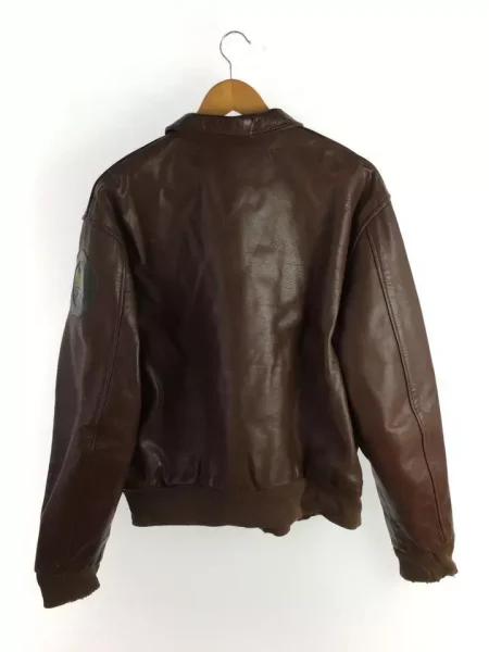 Avirex A-2 Brown Leather Flight Jacket.