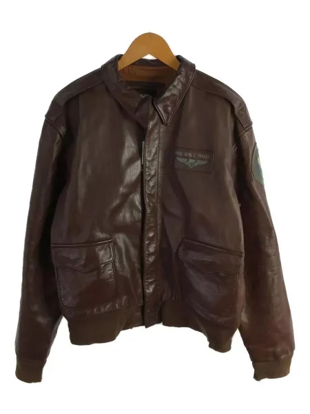 Avirex A-2 Brown Leather Flight Jacket