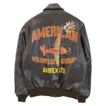 Avirex American Volunteer Group Horsehide A-2 Brown Jacket