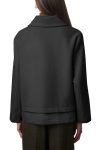 Bernardo Black Chest Pocket Coat