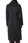 Bernardo Charcoal Tailored Wool Blend Coat