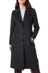 Bernardo Charcoal Tailored Wool Blend Coat