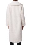 Bernardo White High Pile Fleece Coat