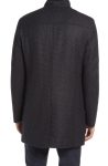 Boss Nieven Men’s Grey Wool Blend Topcoat