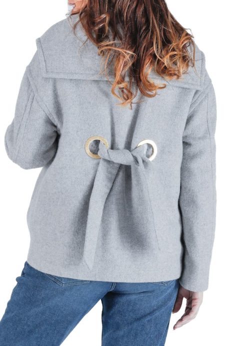 Cache Coeur Grey Malo Maternity Peacoat,