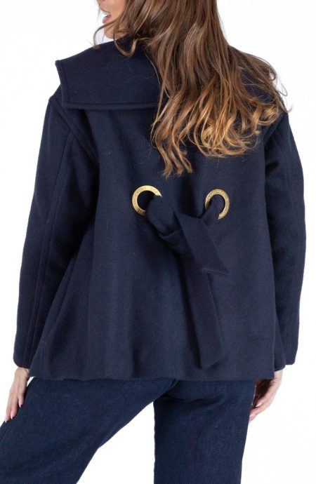 Cache Coeur Marine Malo Maternity Peacoat,