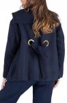 Cache Coeur Marine Malo Maternity Peacoat