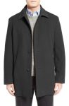 Cole Haan Charcoal Wool Blend Overcoat