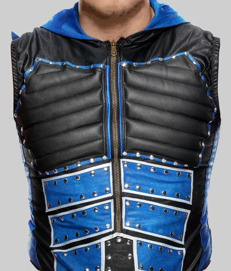 Dominik Mysterio Hooded Leather Vest