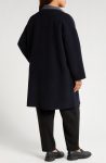 Eileen Fisher Nocturne Wool & Cashmere Reversible Coat