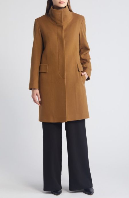 Fleurette Vicuna Dusty Longline Wool Coat
