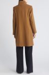 Fleurette Vicuna Dusty Longline Wool Coat