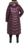 Gallery Port Hooded Maxi Puffer Coat With Faux Fur Trim