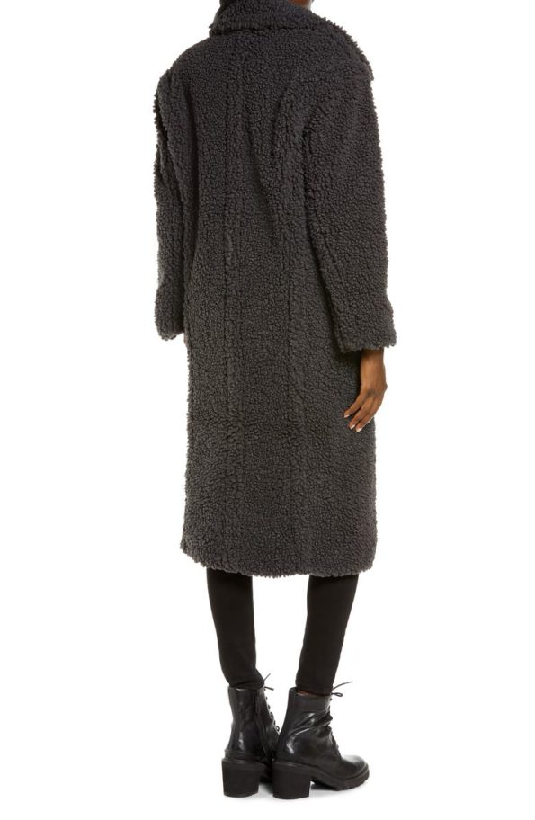 Gertrude Double Breasted Teddy Coat.