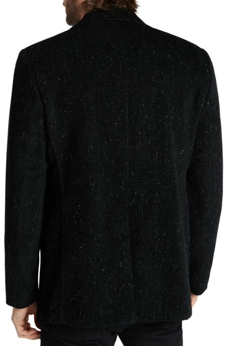 John Varvatos Black Hart Double Breasted Peacoat.