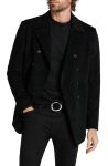 John Varvatos Black Hart Double Breasted Peacoat
