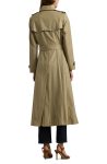 Lauren Ralph Birch Tan Double Breasted Belted Water Repellent Trench Coat