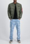 Ma-1 Puffer Grey Flight Bomber Jacket