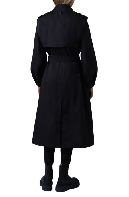 Mackage Black Alia Water Repellent Coat