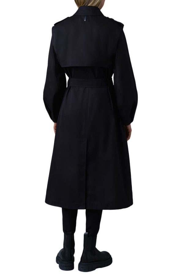 Mackage Black Alia Water Repellent Coat