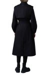 Mackage Black Alia Water Repellent Trench Coat