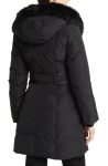 Mackage Black Kay Water Resistant Down Coat With Genuine Shearling Trim